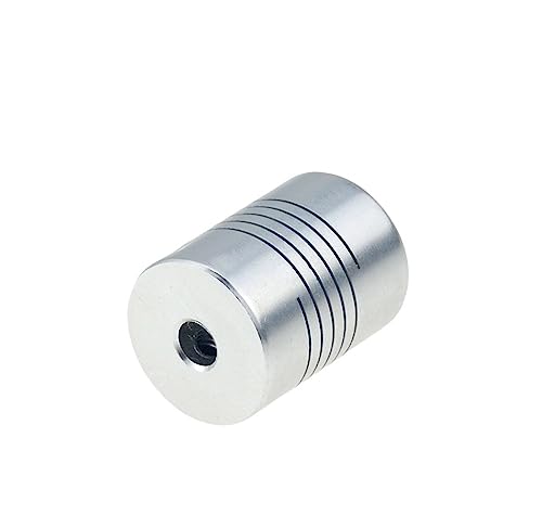 Rigid coupling,Stainless steel rigid coupling 4pc Aluminium CNC Motor Shaft Coupler Coupling Flexible Coupling OD 19x25mm(7X10)