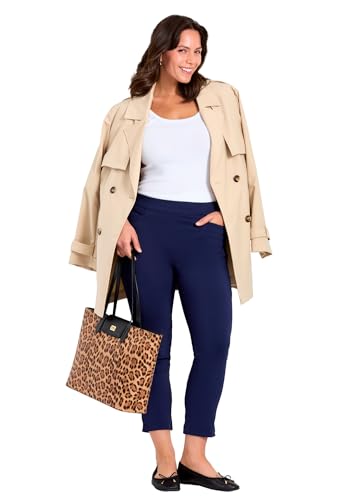 Women's Plus Size Super Stretch Crop Pant