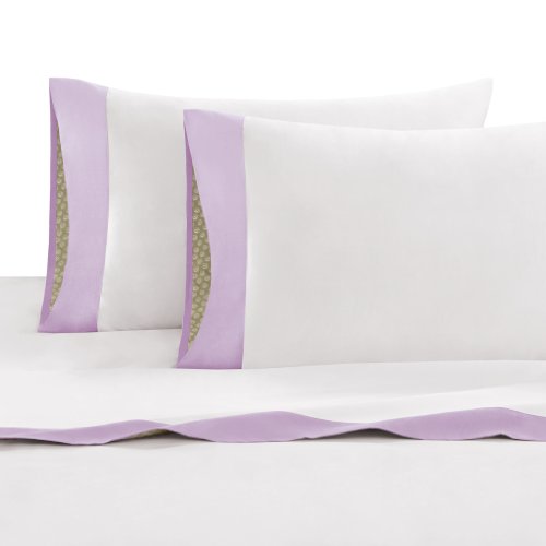 Echo Vineyard Paisley 230 Thread Count Sheet Set, Queen, White
