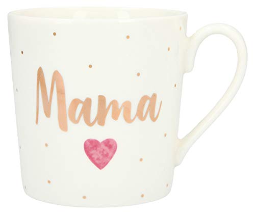 Depesche 5909.001 Mug avec Anse en Porcelaine Multicolore Maman 300 ml