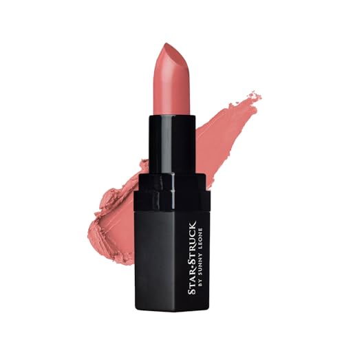 STARSTRUCK BY SUNNY LEONE Luxe Matte Lipstick | Richly Pigmented | Nude Pink Lipstick | Baby Doll | 4.2 gm