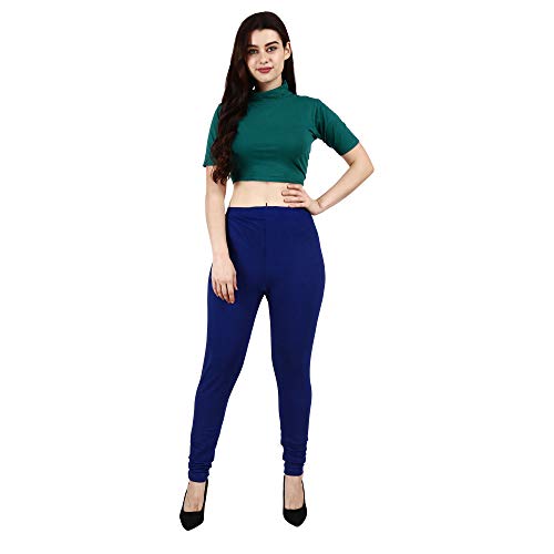 Image of Women's Plus Size Relaxed Fit Cotton Leggings - Multicolor Delights for Comfort and Style (Multicolor