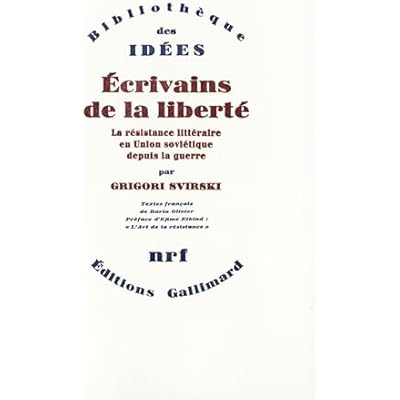 &Eacute;crivains de la libert&eacute;