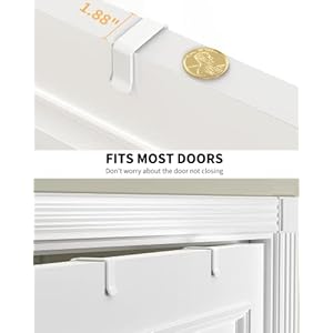 Moforoco White 9-Tier Over The Door Pantry Organizer, Pantry Organization And Storage, Metal Hanging Spice Rack Shelves Door, Home & Kitchen Essentials, Laundry Room Bathroom Organization Moforoco White 9 Tier Over The Door Pantry Organizer Pantry Organization And Storage Metal Hanging Spice Rack Shelves Door Home Kitchen Essentials Laundry Room Bathroom Organization