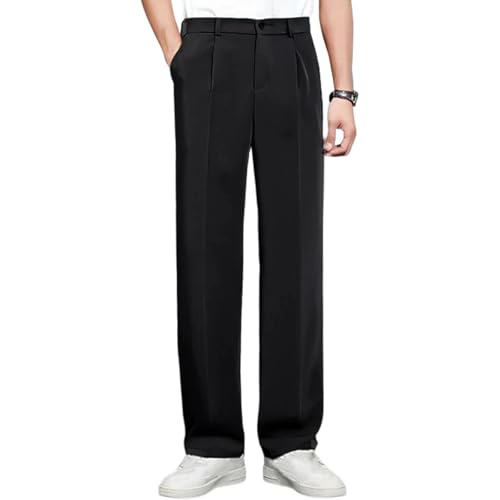 Fleurosta Stretch Waist Ice Silk Pants, Easemotions Super Stretch Ice Silk Comfort Everyday Pants, Mens Dress Pant