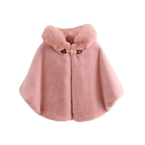 Icegrey Baby Girls Hooded Poncho Cape Coat