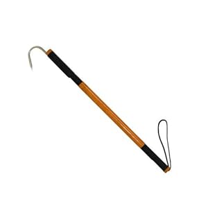 Team Norway Orange Holzgaff mit Silberhaken