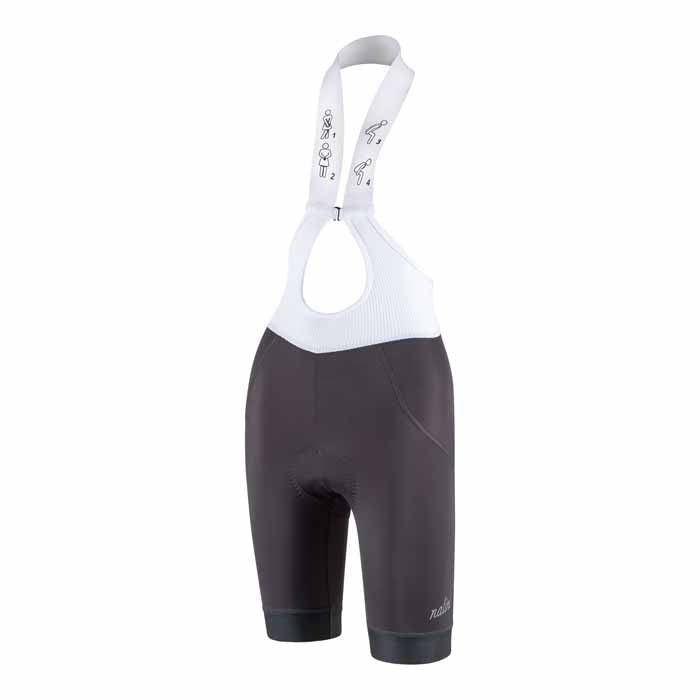 NALINI 03006801100C000.10 Bas Lady Venture Bib Donna Pantaloni Sportivi Black Pepper XXL