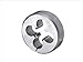Dormer F3305/8X1.1/2 Round Adjustable Dies, Split Type, Bright, UNF5/8, High Speed Steel, Nominal D 15.88 mm, Diameter 1.2", Height 1/2"