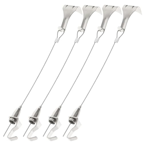 FOYTOKI 4 Sets Adjustable Heavy Duty Picture Hanging Rope Cord with Hooks Wire for Small Art Photo Frames Mirrors Wall Decorations Load-bearing Hanging Kit