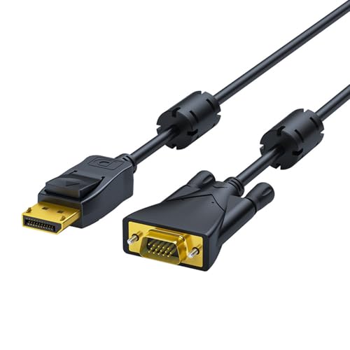 200/300/500cm to VGA Cable 1080P Video Converter Feature Double Magnetic Rings Enjoy Stable Transmission
