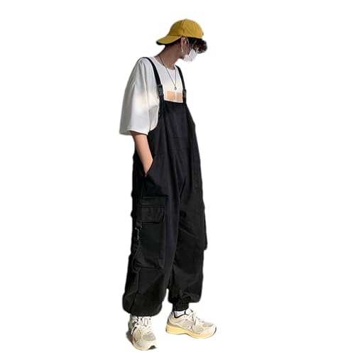 Bretelles combinaison baggy homme au style décontracté et coupe ample
