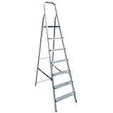 Escada Aluminio Domestica 7 Degraus - Real