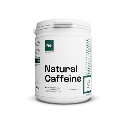 Nutrielement - Caféine Naturelle - 120 gélules - Concentration - Energie - Améliore les performances physiques - Coffea Arabica | By Nutrimuscle