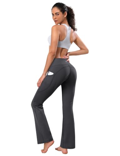Image of BUBBLELIME 29 inch /31 inch /33 inch /35 inch /37 inch Women High Waist Bootlegs Yoga Pants