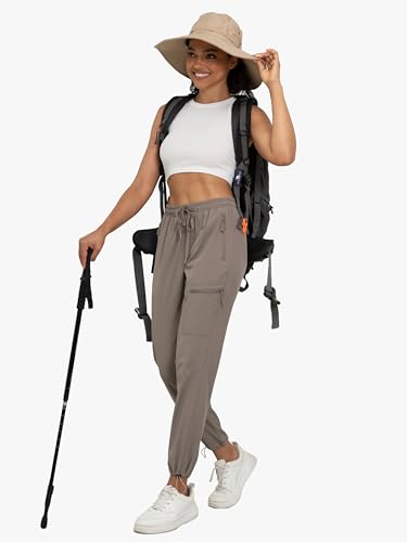 NATUVENIX Hiking Pants Women Lightweight Summer Travel Pants Women Quick Dry Womens Cargo Joggers Breathable Outdoor Pants3