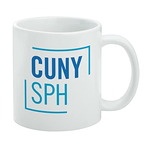 CUNY School of Public Health Primary Logo Ceramic Coffee Mug, 11oz, White