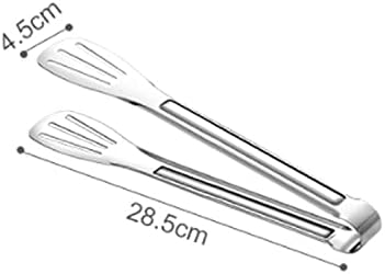 Cooking Tongs Kitchen Tong, for Frying, Cooking, Barbecue Bread,Safe and,High Temperature Resistance Tongs