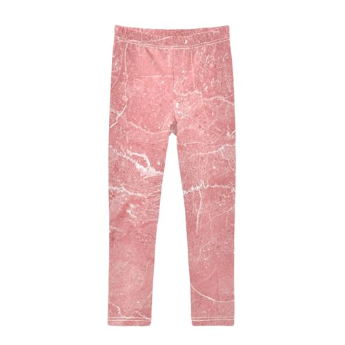 GuoChe Pink Marble Stone with White Kids Girls Shorts Cotton Cartwheel Shorts Summer Clothes for Beach
