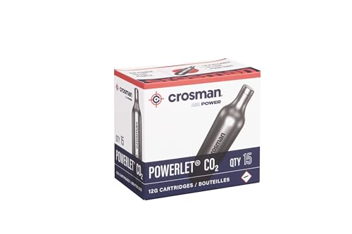 crosman 15-count co2 cartridges for air rifles and air pistols