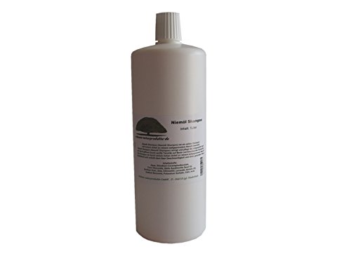 Niemöl Shampoo (Neemöl Shampoo) 1 Liter Geschmeidigkeit und Glanz für strapazierte Haare von erlesene-naturprodukte