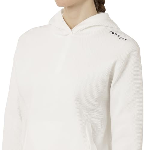 フットジョイ] セーター ハニカム柄長袖プルオーバーセーター