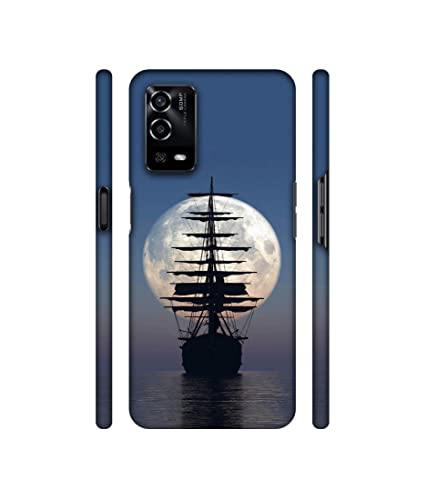 Image of Sea Sunset Design 3D Printed Hard Back Case Cover for Oppo A55 4G