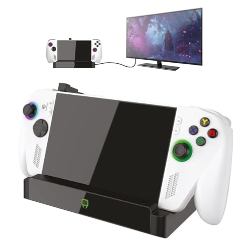 Venom Base Multimedia para ASUS ROG Xbox Ally y Ally X | Dock HDMI 2.1 4K con Ventiladores, Carga USB-C 100W, Ethernet y USB | Compatible con Steam Deck, Legion Go, MSI Claw