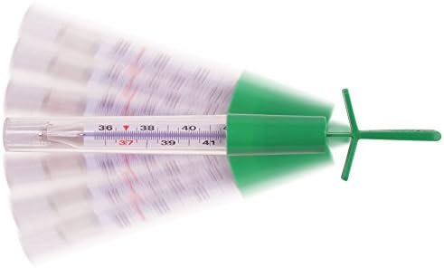 GIMA 25586 Classic/Clinical/glass fever thermometer, thermometer easy to read and use for adults, children, elderly, without mercury, with CE Certification