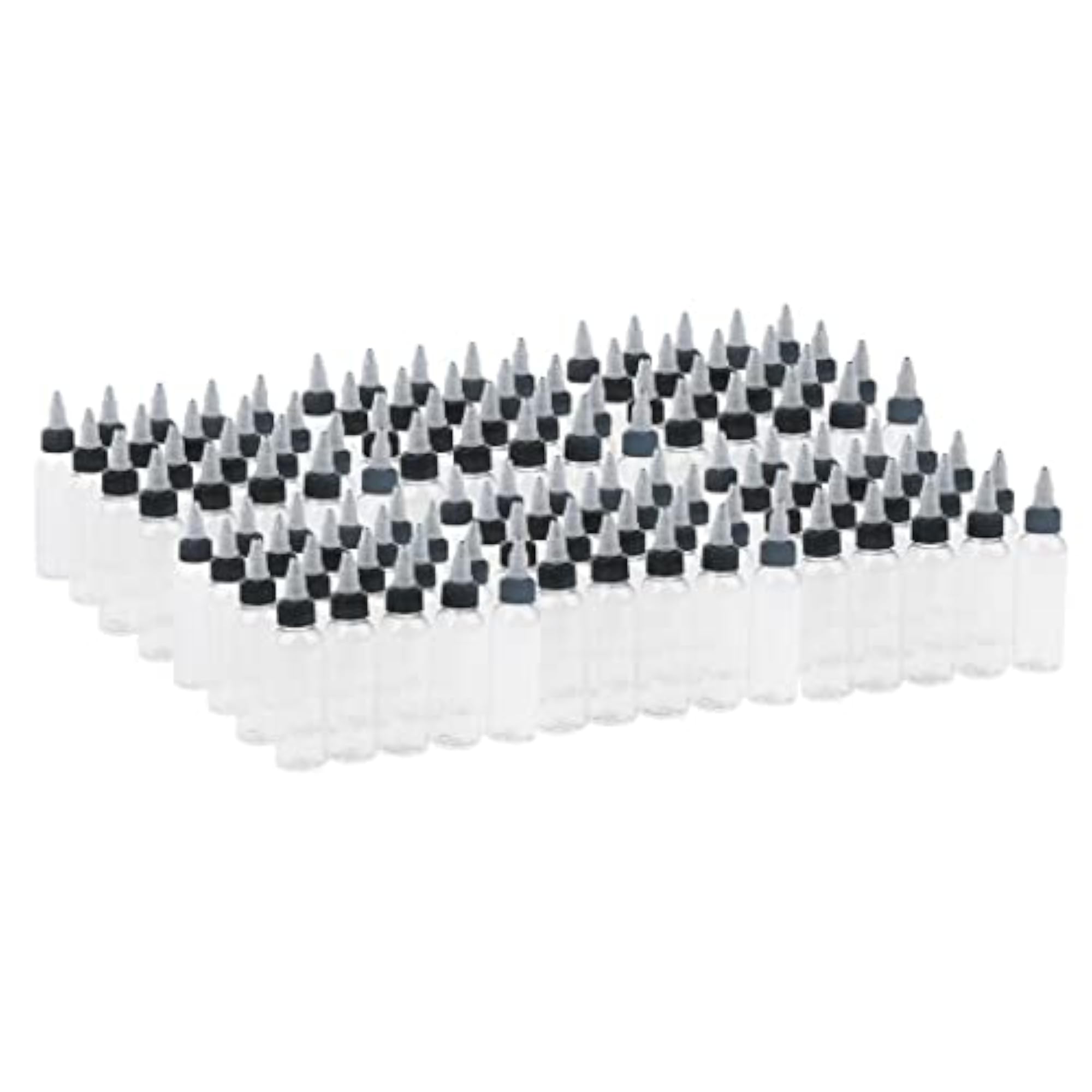 120 Pcs Empty ABS Squeeze Bottles with Twist Top Cap, 60ml