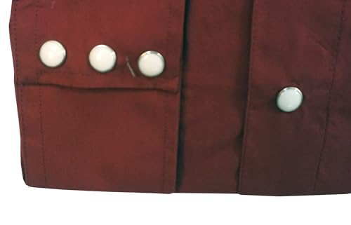 Men's Casual Western Snap Shirt Regular, Big & Tall Sizes, Long Sleeve Pockets Cotton Blend4