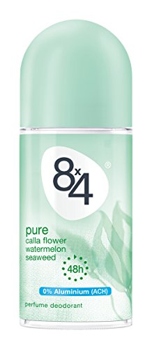 8 x 4 Pure Deo Roll-on, senza alluminio