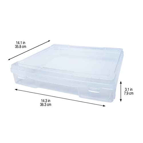 Simply Tidy 575615 12 Inch X 12 Inch Plastic Scrapbook Storage Case thumb #2