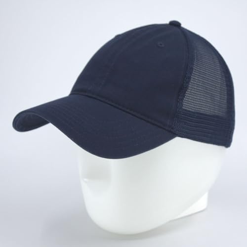 Image of The Vintage Year Washed Cotton Unstructured Soft Mesh Adjustable Trucker Baseball Cap