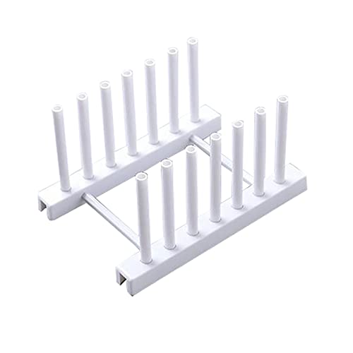 TopHomer Support de rangement pour couvercles de casseroles, en plastique ABS - Blanc Cover