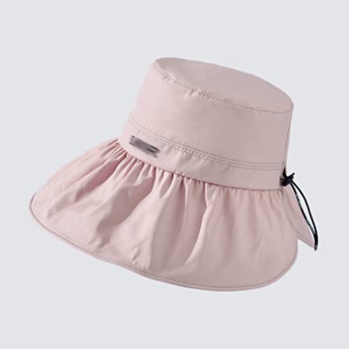 Visière de soleil femme réglable chapeau de protection visage outdoor