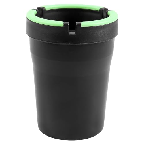 Jkjhbhged Stub Out Glow in the Dark Cup-Style Self-Extinguishing Ashtray - Black, 140972