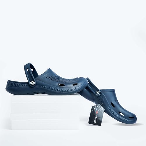 Image of Men's Classic Casual Clogs | Adjustable Back Strap for Adults| Sandals with Soft Touch Fit | Comfortable & Light Weight | Stylish & Anti-Skid | Waterproof & Daily Use for Gents