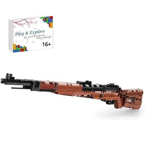 Il kit di montaggio con arma da fuoco è molto dettagliato e riproduce fedelmente il modello originale. Premere il bullone, caricare le munizioni e sparare premendo il grilletto garantisce un'esperienza di gioco realistica e crea una sensazione di immersione.