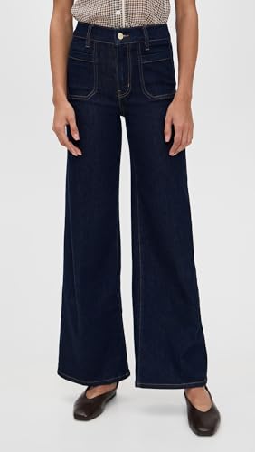 FRAME Women's Le Slim Palazzo Bardot Pocket Jeans2