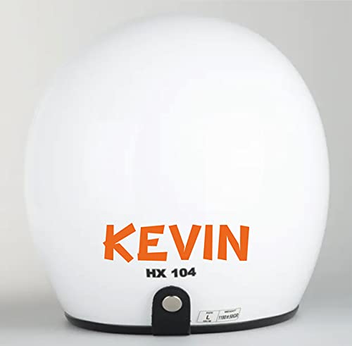 ADESIVI NOME PERSONALIZZATO BICI MOTO CASCO AUTO SCUOLA CASA decalcomanie tuning COD.C0015