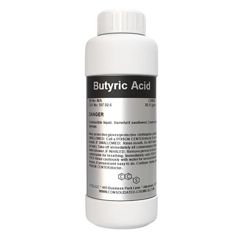 Butyric Acid High Purity Fragrance/Aroma Compound (100mL (3.3 Fl Oz))