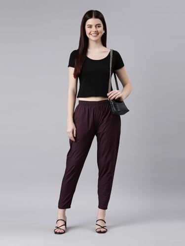 Image of TWIN BIRDS Women Cotton Kurti Pants | Straight Fit Ethnic Daily Trousers