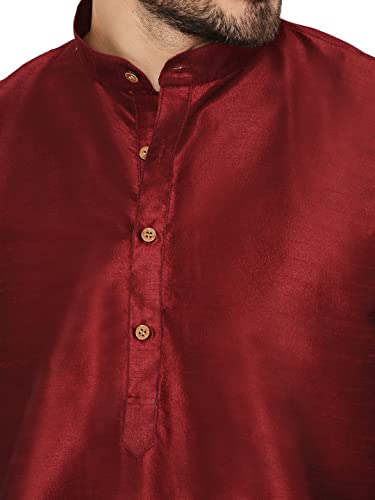 Image of Maharaja Banarasi Dupion Silk Kurta Pjama Set for Men