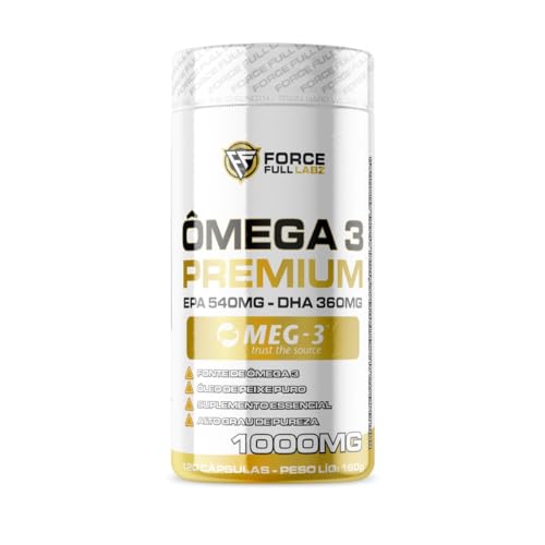 Qual o Melhor Óleo de Abóbora Prensado a Frio de 2025? Melhores Ranking 8 Force Full Labz - Óleo de peixe TG MEG-3 Ômega 3 120 Cápsulas 1000mg EPA/DHA