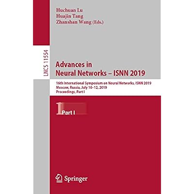 Advances in Neural Networks &ndash; ISNN 2019