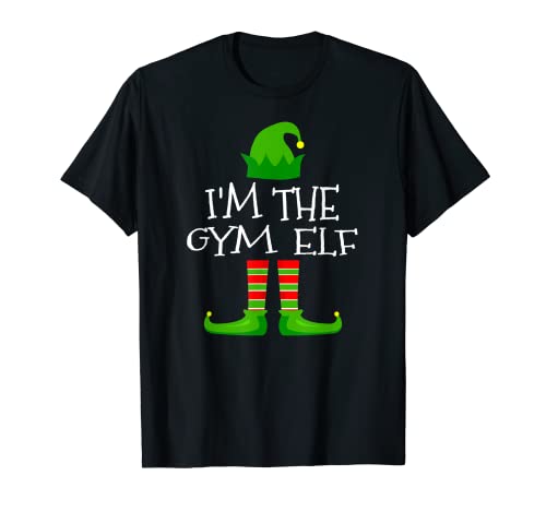 Pijama de Navidad con texto en inglés "I'm The Gym Elf" Camiseta