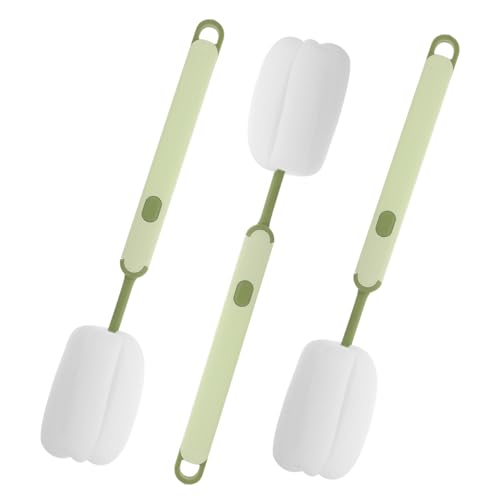Beavorty 3pcs Cleaning Brush Bottle Washer Bottle Brush Water Cup Brush Kitchen Supplies Bottle Cleaner Water Cup Cleaner Brush for Bottle Long Handle Brush