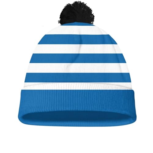 Knit Baby Hat for Girls Boys Ski Hat Warm Winter Pom Beanie Kids Print Caps Casual Children