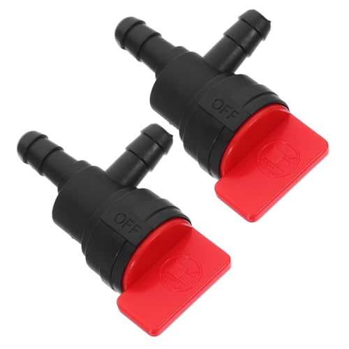 TOYANDONA 2 Stück Teiliges Absperrventil Gas Shut Off Valve aus Robustem Abs für Rasenmäher Schneefräsen und Gartengeräte Kompatibel mit Kleinen Motoren zum Filterwechsel und Wartung